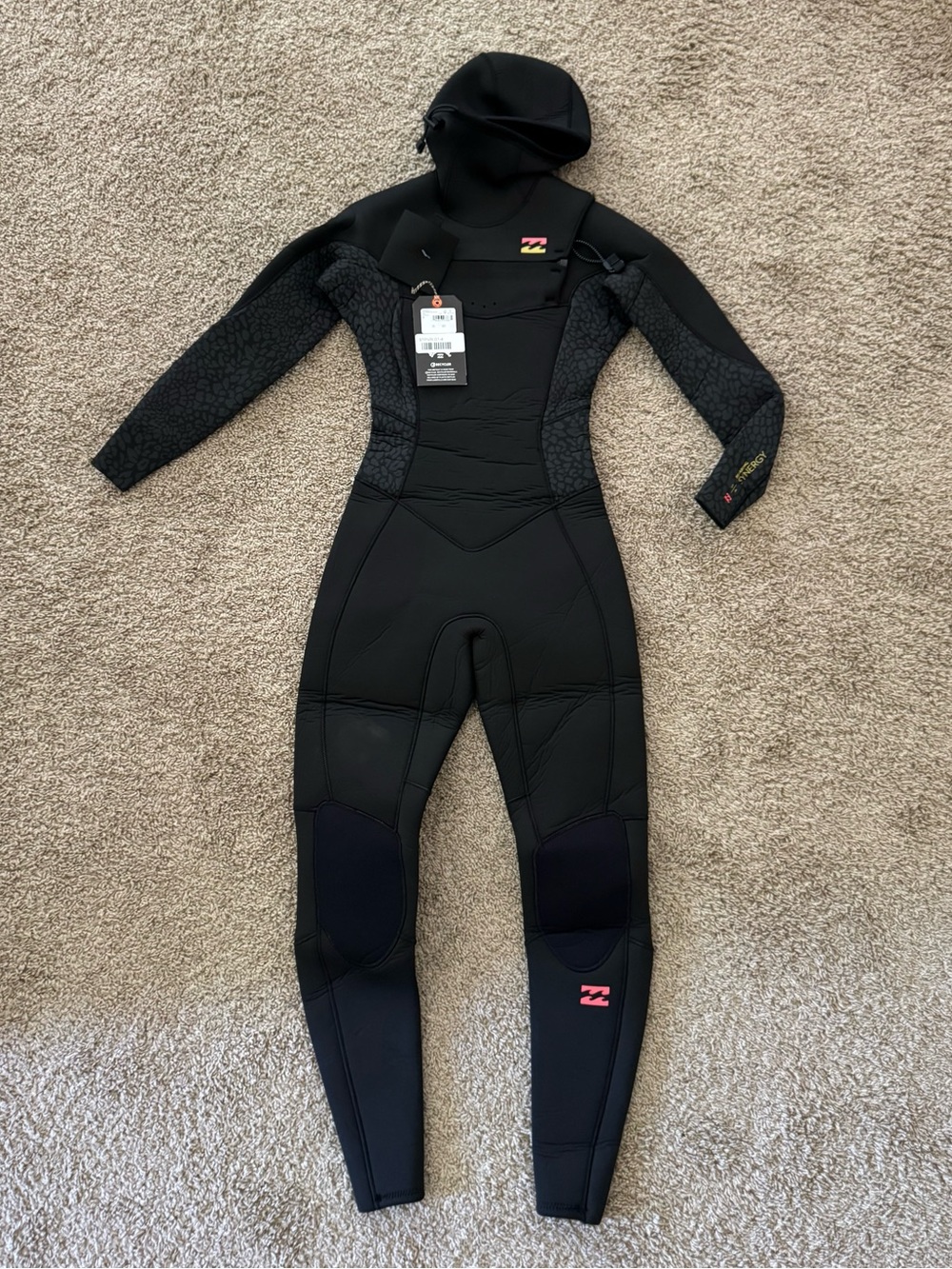 NWT Billabong Synergy 5/4 Hooded Wetsuit